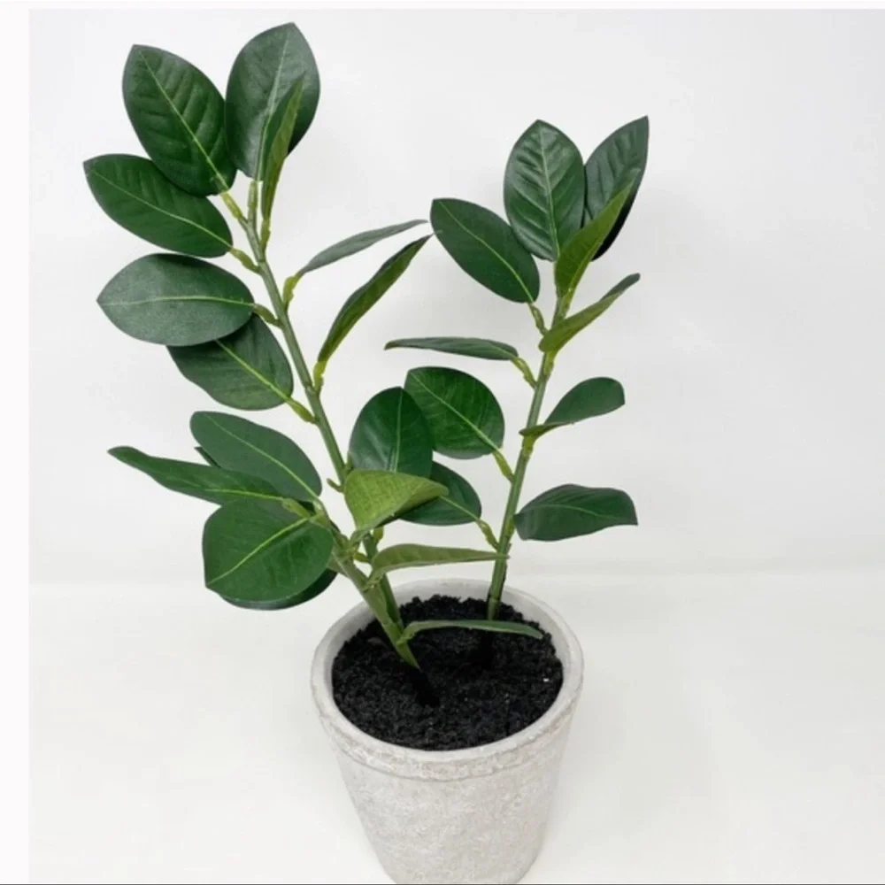 HEARTH & HAND NWT faux plant in pot  15”
